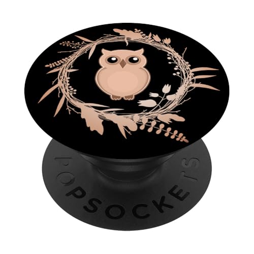 Ndrezzzzz Eule PopSockets Klebender PopGrip - Schwarz, Bronze - Phone Halterung - CELL_PHONE_GRIP - Kunststoff - PopSocket Ndrezzzzz Eule PopSockets Klebender PopGrip - Schwarz, Bronze - Phone Halterung - CELL_PHONE_GRIP - Kunststoff - PopSocket von Ndrezzzzz