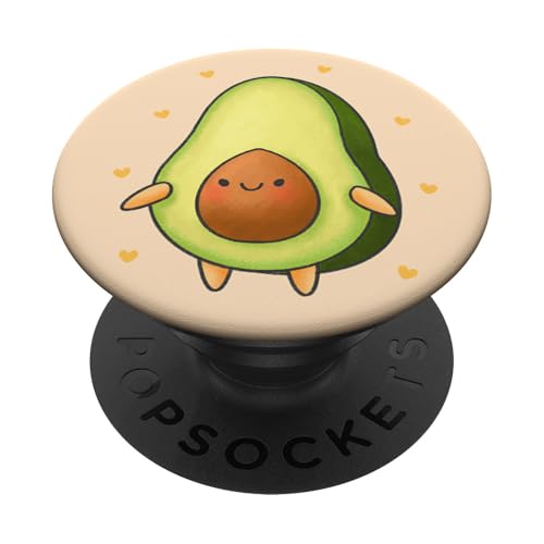 Niedliche Avocado PopSockets Klebender PopGrip Niedliche Avocado PopSockets Klebender PopGrip von Ndrezzzzz