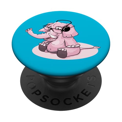 Niedlicher rosa Elefant. PopSockets Klebender PopGrip Niedlicher rosa Elefant. PopSockets Klebender PopGrip von Ndrezzzzz