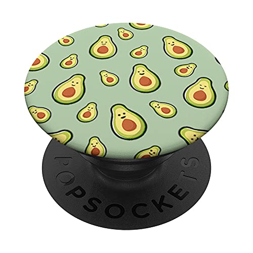 Süßes Avocado-Muster. PopSockets mit austauschbarem PopGrip von Ndrezzzzz
