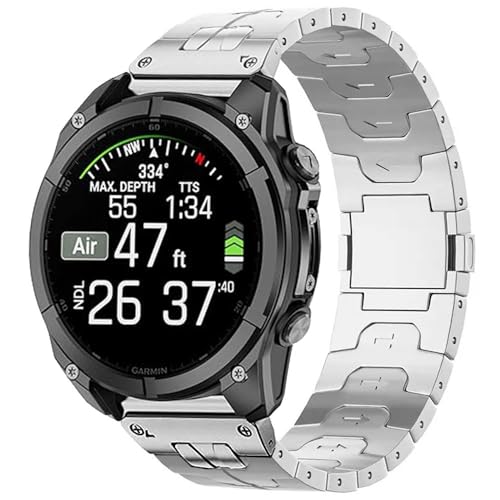 NeXStrix 22mm Magnetisches Metallarmband aus Titan Kompatibel mit Tactix 8 47mm/Instinct 3 45mm/Fenix 8 47mm/Forerunner 965, 26mm Titan Armband für Garmin Fenix 8 51mm/Instinct 3 50mm/Fenix 6X Pro NeXStrix 22mm Magnetisches Metallarmband aus Titan Kompatibel mit Tactix 8 47mm/Instinct 3 45mm/Fenix 8 47mm/Forerunner 965, 26mm Titan Armband für Garmin Fenix 8 51mm/Instinct 3 50mm/Fenix 6X Pro von NeXStrix