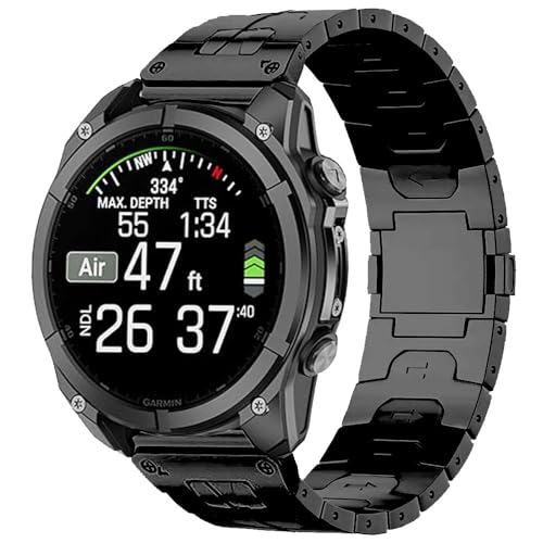 NeXStrix 22mm Magnetisches Metallarmband aus Titan Kompatibel mit Tactix 8 47mm/Instinct 3 45mm/Fenix 8 47mm/Forerunner 965, 26mm Titan Armband für Garmin Fenix 8 51mm/Instinct 3 50mm/Fenix 6X Pro NeXStrix 22mm Magnetisches Metallarmband aus Titan Kompatibel mit Tactix 8 47mm/Instinct 3 45mm/Fenix 8 47mm/Forerunner 965, 26mm Titan Armband für Garmin Fenix 8 51mm/Instinct 3 50mm/Fenix 6X Pro von NeXStrix