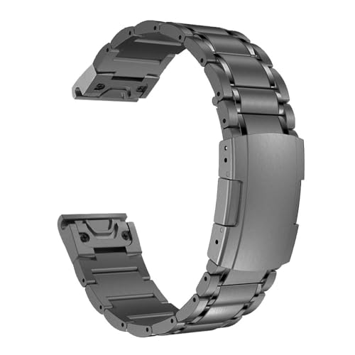 NeXStrix 22mm Titan Metall-Uhrenarmband Kompatibel mit Tactix 8 47mm/Instinct 3 45mm/Fenix 8 47mm/Forerunner 965, 26mm Quick Fit-Armband für Tactix 8 51mm/Instinct 3 50mm/Fenix 8 51mm/Fenix 6X Pro NeXStrix 22mm Titan Metall-Uhrenarmband Kompatibel mit Tactix 8 47mm/Instinct 3 45mm/Fenix 8 47mm/Forerunner 965, 26mm Quick Fit-Armband für Tactix 8 51mm/Instinct 3 50mm/Fenix 8 51mm/Fenix 6X Pro von NeXStrix