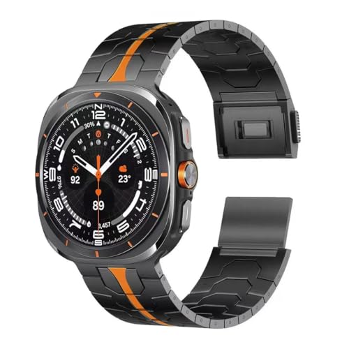 NeXStrix Magnetische Titanbänder Kompatibel mit Galaxy Watch 7 Ultra 47mm, Lückenloses Design, Titan metallarmband-Armbandzubehör Kompatibel für Samsung Galaxy Watch 7 Ultra 47mm für Herren NeXStrix Magnetische Titanbänder Kompatibel mit Galaxy Watch 7 Ultra 47mm, Lückenloses Design, Titan metallarmband-Armbandzubehör Kompatibel für Samsung Galaxy Watch 7 Ultra 47mm für Herren von NeXStrix