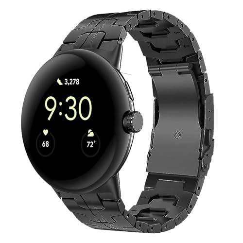 NeXStrix Titan-Uhrenarmband Kompatibel mit Google Pixel Watch 3 45mm Armbändern, Titan-Metallarmband für Pixel Watch 3 2/1 41mm Zubehörersatz für Männer und Frauen NeXStrix Titan-Uhrenarmband Kompatibel mit Google Pixel Watch 3 45mm Armbändern, Titan-Metallarmband für Pixel Watch 3 2/1 41mm Zubehörersatz für Männer und Frauen von NeXStrix