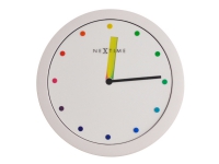 Nextime Colour Change - Uhr - Quarz - wandmontierbar - 28 cm - weiß von NeXtime