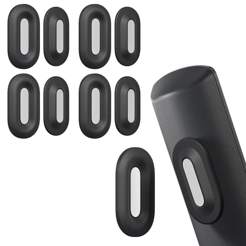 Nearockle 2025 Superstark Magnetische Fernbedienung Halterung, Doppelmagnete Selbstklebend Universal - Fernbedienung, Wandhalterung Fernbedienung Aufbewahrung für TV/Klimaanlagen(4 Stück, Schwarz) von Nearockle