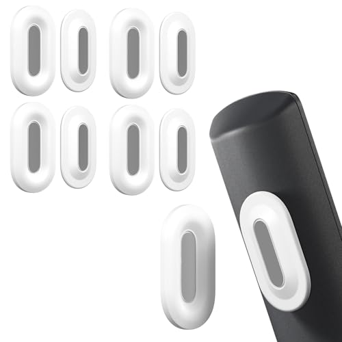 Nearockle 2025 Superstark Magnetische Fernbedienung Halterung, Doppelmagnete Selbstklebend Universal - Fernbedienung, Wandhalterung Fernbedienung Aufbewahrung für TV/Ventilator (4 Stück, Weiß) von Nearockle