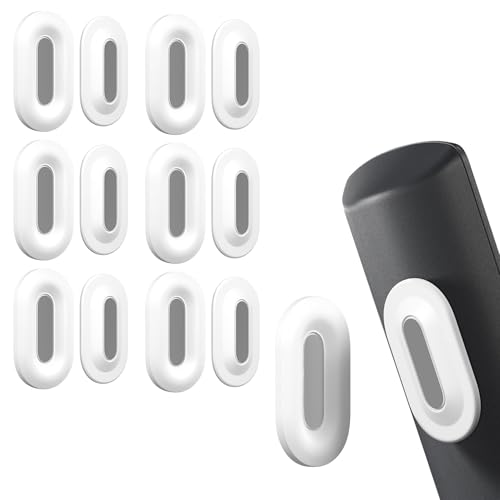 Nearockle 2025 Superstark Magnetische Fernbedienung Halterung, Doppelmagnete Selbstklebend Universal - Fernbedienung, Wandhalterung Fernbedienung Aufbewahrung für TV/Klimaanlagen(6 Stück, Weiß) von Nearockle