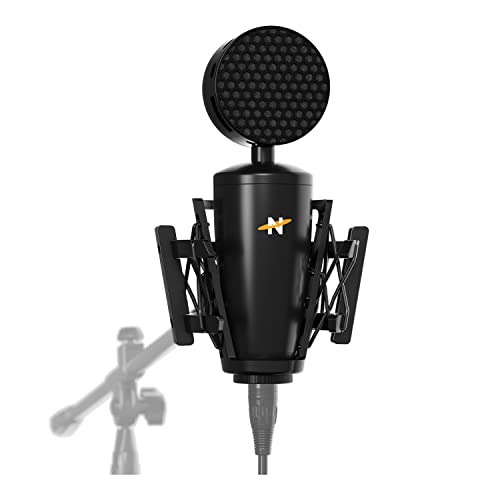 Neat King Bee II – Unidirektionales Echtkondensatormikrofon mit großer Membran, Stoßdämpfung und Popschutz für Stimmaufnahmen, Podcasts, Streaming und XLR-Ausgabe, Black, MIC-2010-02 Neat King Bee II – Unidirektionales Echtkondensatormikrofon mit großer Membran, Stoßdämpfung und Popschutz für Stimmaufnahmen, Podcasts, Streaming und XLR-Ausgabe, Black, MIC-2010-02 von Neat