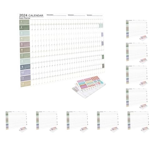 10er-Set Wandkalender 2024 Jahreskalender Planer für Klassenzimmer Hausaufgaben Stil A 10er-Set Wandkalender 2024 Jahreskalender Planer für Klassenzimmer Hausaufgaben Stil A von NeaxgeandX