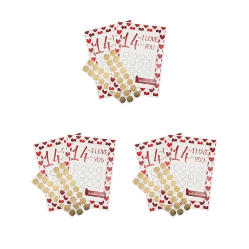 3 Set mit 2 Stück Valentinstagskarten zum Rubbeln Grußkarten für Ehemann, Ehefrau, Ihn und Ihn, Ich liebe dich, 2 Stück 3 Set mit 2 Stück Valentinstagskarten zum Rubbeln Grußkarten für Ehemann, Ehefrau, Ihn und Ihn, Ich liebe dich, 2 Stück von NeaxgeandX