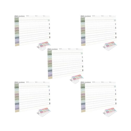 5er-Set Wandkalender 2024 Jahreskalender Planer für Klassenzimmer Hausaufgaben Stil A 5er-Set Wandkalender 2024 Jahreskalender Planer für Klassenzimmer Hausaufgaben Stil A von NeaxgeandX