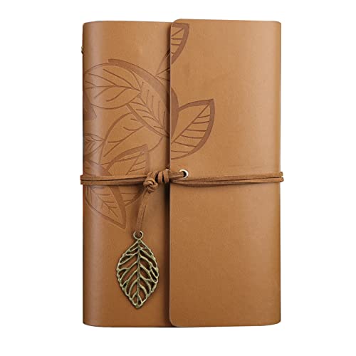 NectaRoy Retro Vintage Blatt Label Notizbuch Klassische PU Leder Cover Notebook Notepad Travel Journal Tagebuch Reisetagebuch Nachfüllbare Sketchbook NectaRoy Retro Vintage Blatt Label Notizbuch Klassische PU Leder Cover Notebook Notepad Travel Journal Tagebuch Reisetagebuch Nachfüllbare Sketchbook von NectaRoy