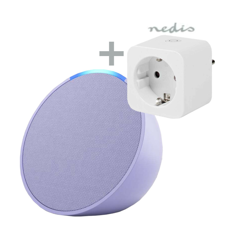 Bundle Amazon Echo Pop Lavendel + Nedis Smart Plug Kompakter und smarter Bluetooth-Lautsprecher + Smartlife Smart Stecker, WLAN, Leistungsmesser, 3680 Bundle Amazon Echo Pop Lavendel + Nedis Smart Plug Kompakter und smarter Bluetooth-Lautsprecher + Smartlife Smart Stecker, WLAN, Leistungsmesser, 3680 von Nedis