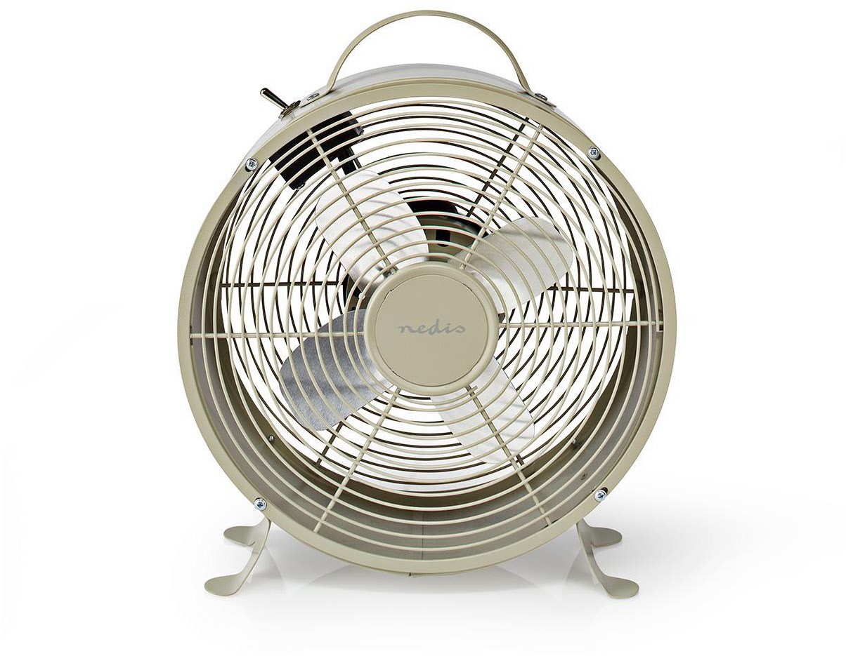 FNCL10GY20 Retro (25cm) Tischventilator grau von Nedis