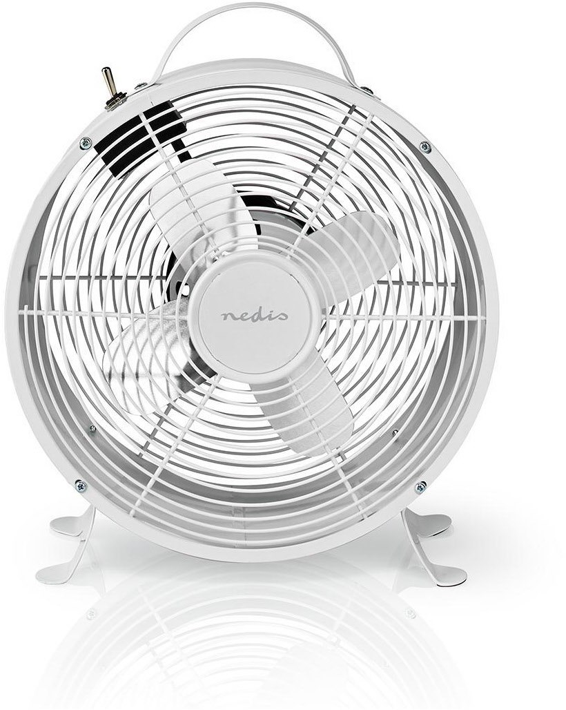 FNCL10WT20 Retro (25cm) Tischventilator weiß von Nedis