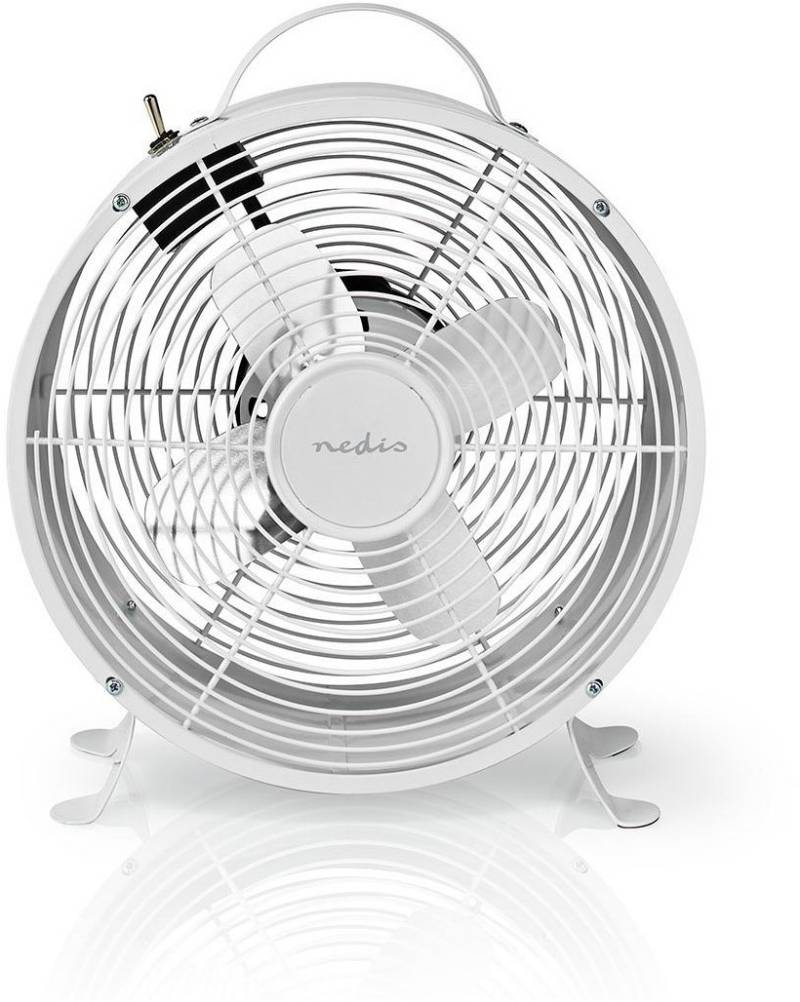 FNCL10WT20 Retro (25cm) Tischventilator weiß von Nedis