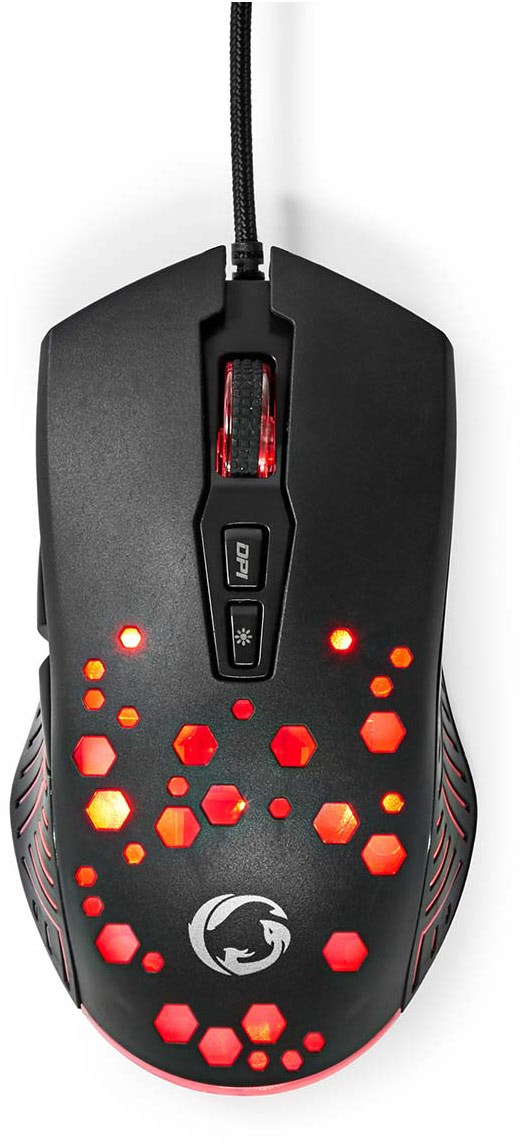 GMWD410BK Gaming Maus schwarz von Nedis