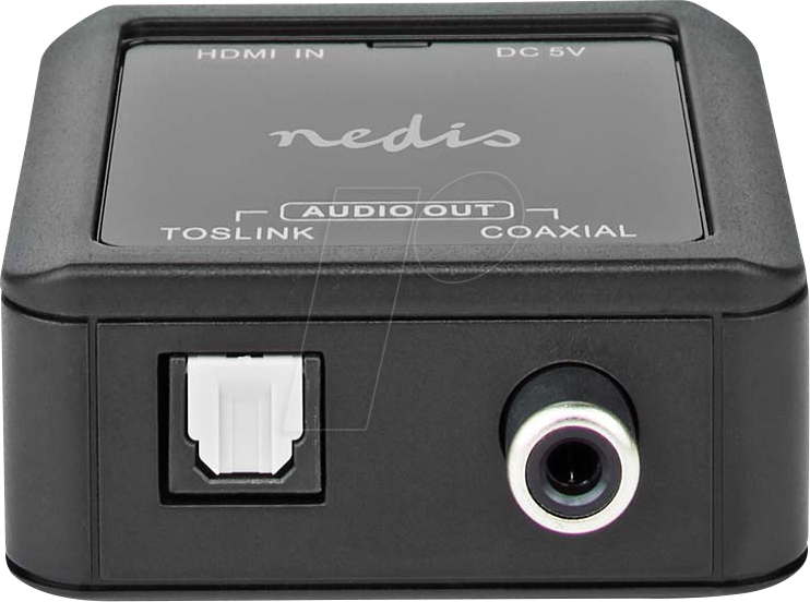 N ACON3425AT - HDMI Audio Konverter, 1x Coax, 1x Toslink von Nedis