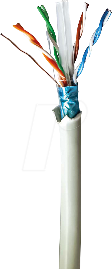 N CCBG8526GY50S - Cat.6 Patchkabel, F/UTP, 50 m von Nedis