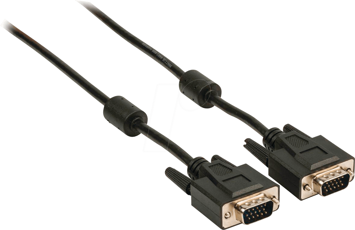 N CCGB59000BK30 - VGA-Kabel, VGA-Stecker > VGA-Stecker, 3 m, Schwarz von Nedis