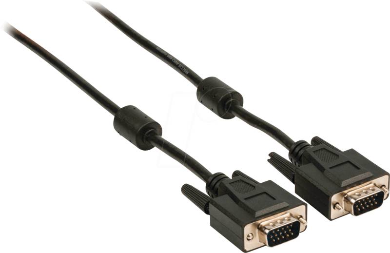 N CCGB59000BK30 - VGA-Kabel, VGA-Stecker > VGA-Stecker, 3 m, Schwarz von Nedis