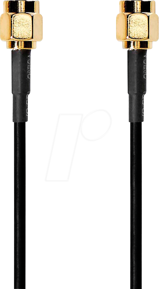 N CSGL02000BK20 - Antennenkabel, SMA-Stecker / SMA-Stecker, 2 m von Nedis