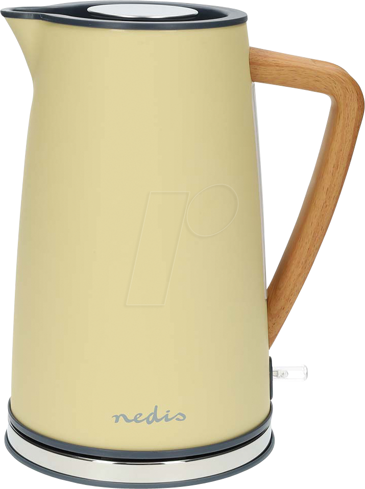 N KAWK510EYW - Wasserkocher, 1,7 l, 2200 W, gelb von Nedis
