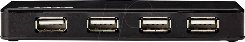 N UHUBU2730BK - USB 2.0 Hub, 7 Port, 7x USB von Nedis