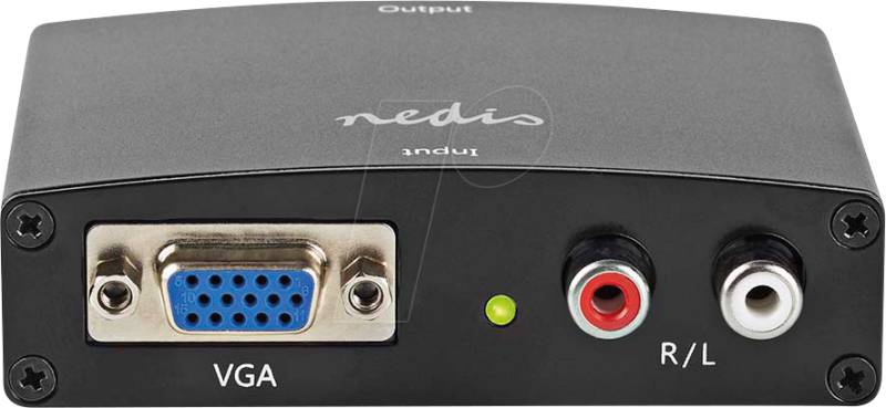 N VCON3454AT - HDMI ™ Converter, VGA Buchse > 2x Cinch, HDMI von Nedis