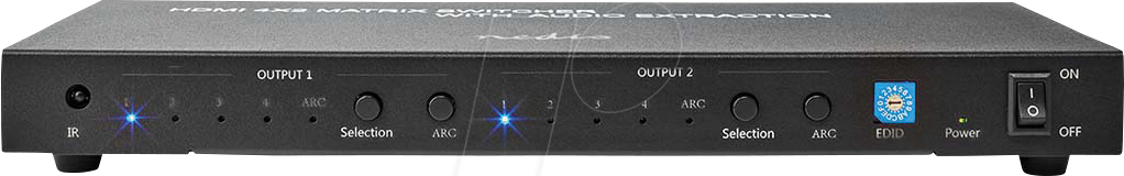 N VMAT3482AT - 4x2 HDMI Matrix-Switch N VMAT3482AT - 4x2 HDMI Matrix-Switch von Nedis