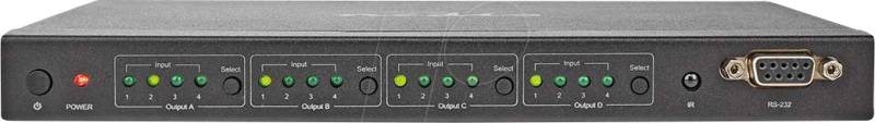 N VMAT3494AT - 4x4 HDMI Matrix Switch, 4K@60Hz von Nedis