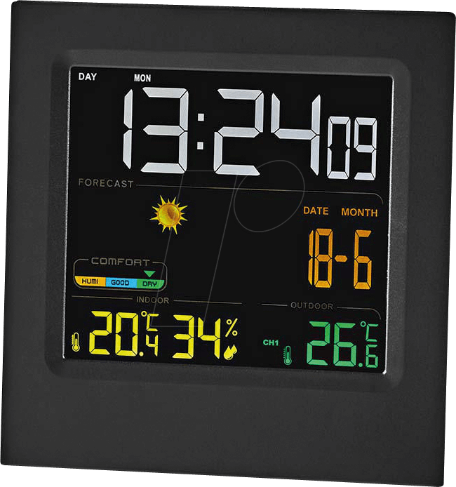 N WEST404BK - Wetterstation von Nedis