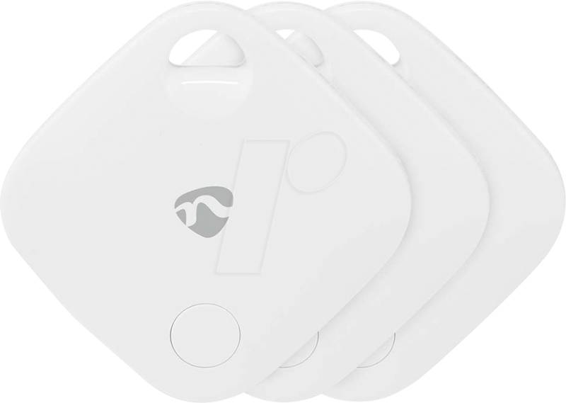 NEDIS BTTAG10WT3 - Bluetooth Smart Tag für Apple ''Wo ist?'' App, 3er-Pack von Nedis
