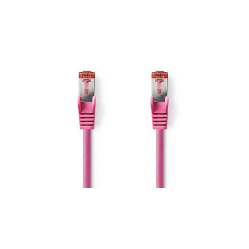 Nedis CAT6 S/FTP-Netzwerkkabel 15m, Pink Nedis CAT6 S/FTP-Netzwerkkabel 15m, Pink von Nedis
