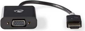 Nedis CCBW34900AT02. Kabellänge: 0,2 m, Anschluss 1: VGA (D-Sub), Anschluss 2: HDMI Typ A (Standard). Kabeldiameter: 6 mm (CCBW34900AT02) von Nedis