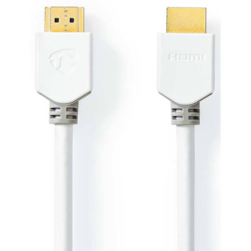 Nedis CVBW34000WT15 High Speed HDMI Cable with Ethernet, 1.5m (White) von Nedis