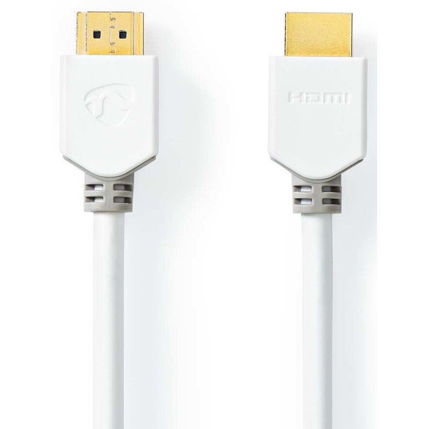 Nedis CVBW34000WT30 High Speed HDMI Cable with Ethernet, 3m (White) von Nedis