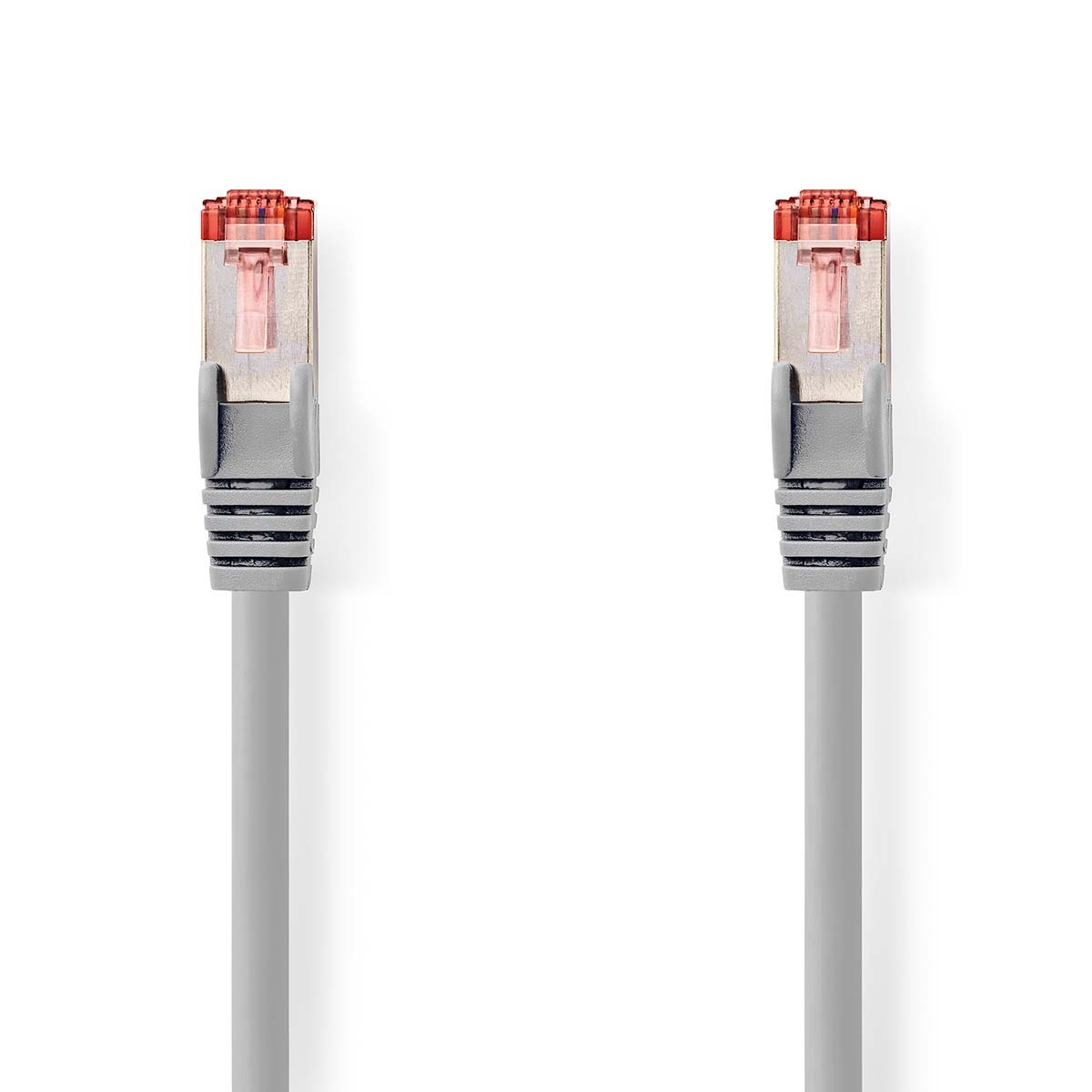 Nedis Cat 6 Kabel | RJ45 Stecker | RJ45 Stecker | S/FTP | 7.50 m | rund | LSZH | Grau | Plastikbeutel von Nedis