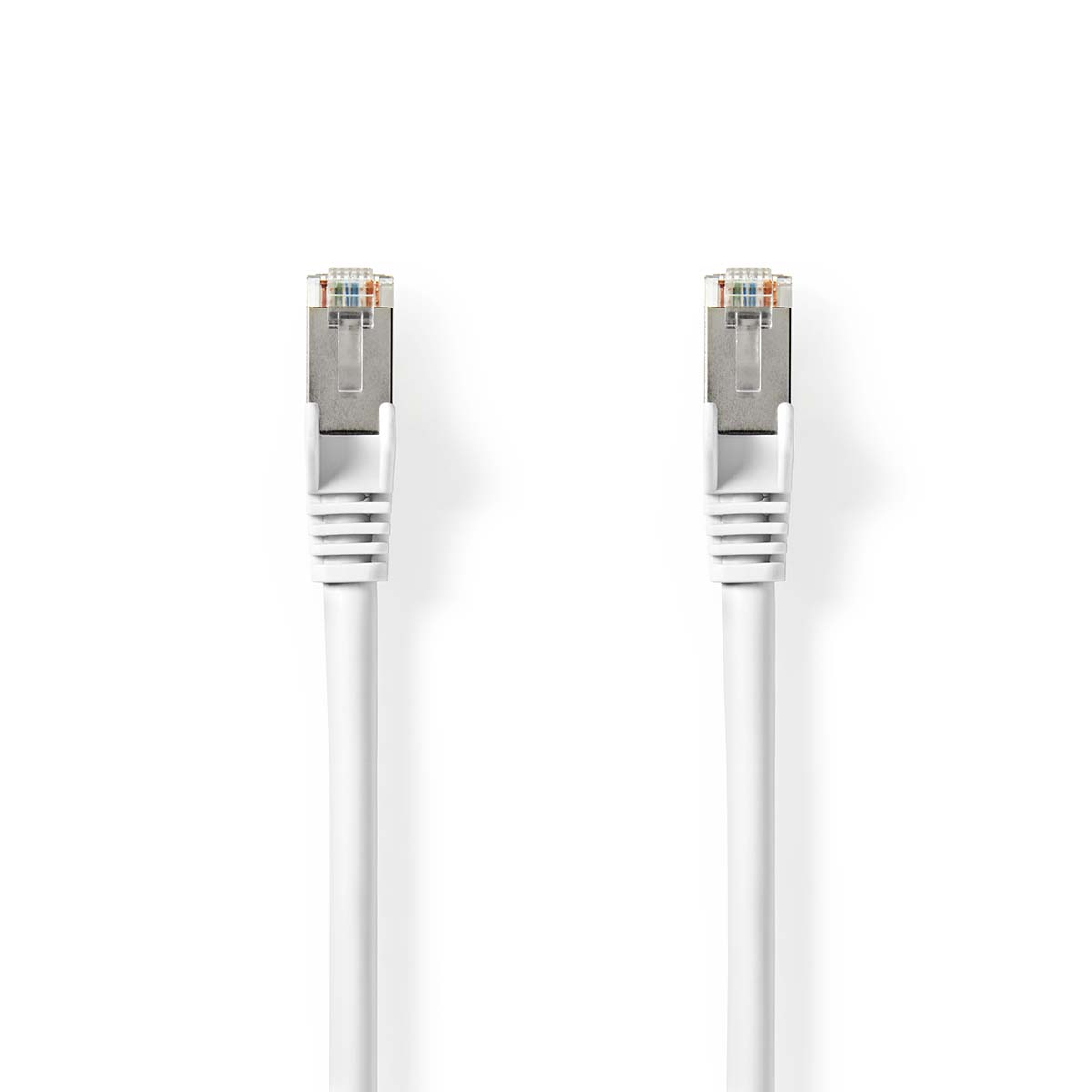 Nedis Cat 8.1-Netzwerkkabel - S/FTP | RJ45 Stecker | RJ45 Stecker | 2.00 m | Rund | LSZH | Weiss | Label Nedis Cat 8.1-Netzwerkkabel - S/FTP | RJ45 Stecker | RJ45 Stecker | 2.00 m | Rund | LSZH | Weiss | Label von Nedis