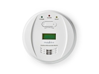 Nedis DTCTCO40WT, Kohlenstoffmonoxid, Haus, Kabellos, 85 dB, Acrylnitril-Butadien-Styrol (ABS), Oberflächenmontiert von Nedis