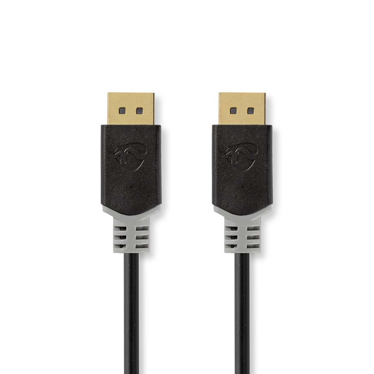 Nedis Displayport-Kabel | DisplayPort Stecker | DisplayPort Stecker | 8K@60Hz | Vergoldet | 3.00 m | rund | PVC | Anthrazit / Grau | Verpackung mit Si von Nedis