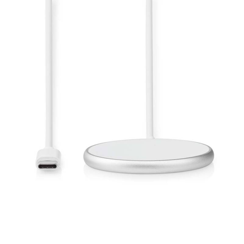 Nedis Drahtloses Ladegerät | 5 / 7.5 / 10 / 15 W | | 1 / 1.1 / 1.67 / 2 A | inkl. Kabel | USB Type-C™ | 1.00 m von Nedis