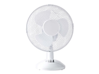 Nedis FNTB10CWT23 - Kühlventilator - Desktop - 23 cm - CEE 7/16 - weiß von Nedis