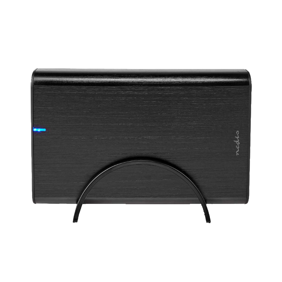 Nedis Festplattengehäuse - 3.5 ", USB 3.1 Gen1, USB Type-A / USB Type-C™, Notebook / PC, Aluminium von Nedis