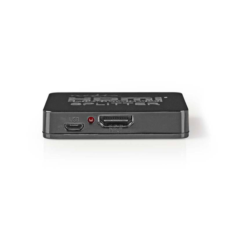 Nedis HDMI ™ Splitter | 2-Port port(s) | HDMI™ Eingang - 2x HDMI™ Ausgang | 4K@30Hz | 2.25 Gbps | ABS / PVC | Schwarz von Nedis