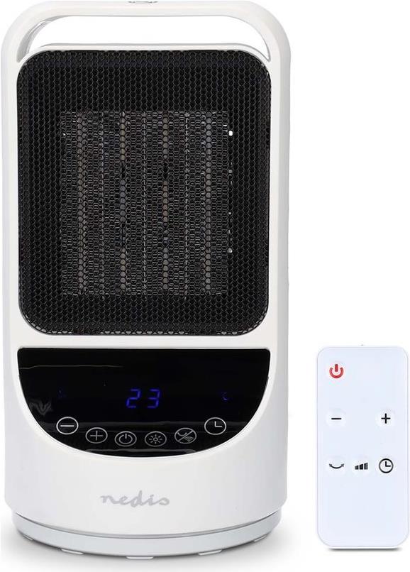 Nedis Heizlüfter - zum Aufstellen, Tisch - 1.5 kW (HTFA22WTW) von Nedis