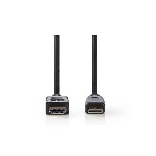 Nedis High-Speed-HDMI™-Kabel mit Ethernet, HDMI™-Anschluss - HDMI™-Mini-Stecker, 1,5 m, Schwarz von Nedis