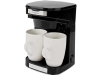 Nedis KACM140EBK, Filterkaffeemaschine, Gemahlener Kaffee, 450 W, Schwarz von Nedis